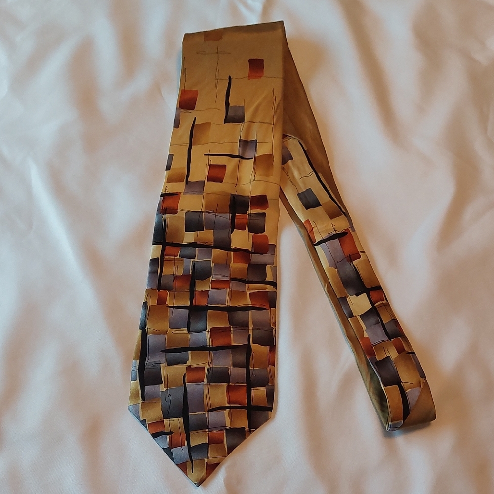 J. Garcia Collection Seventeen New York At Night Geometric Tie